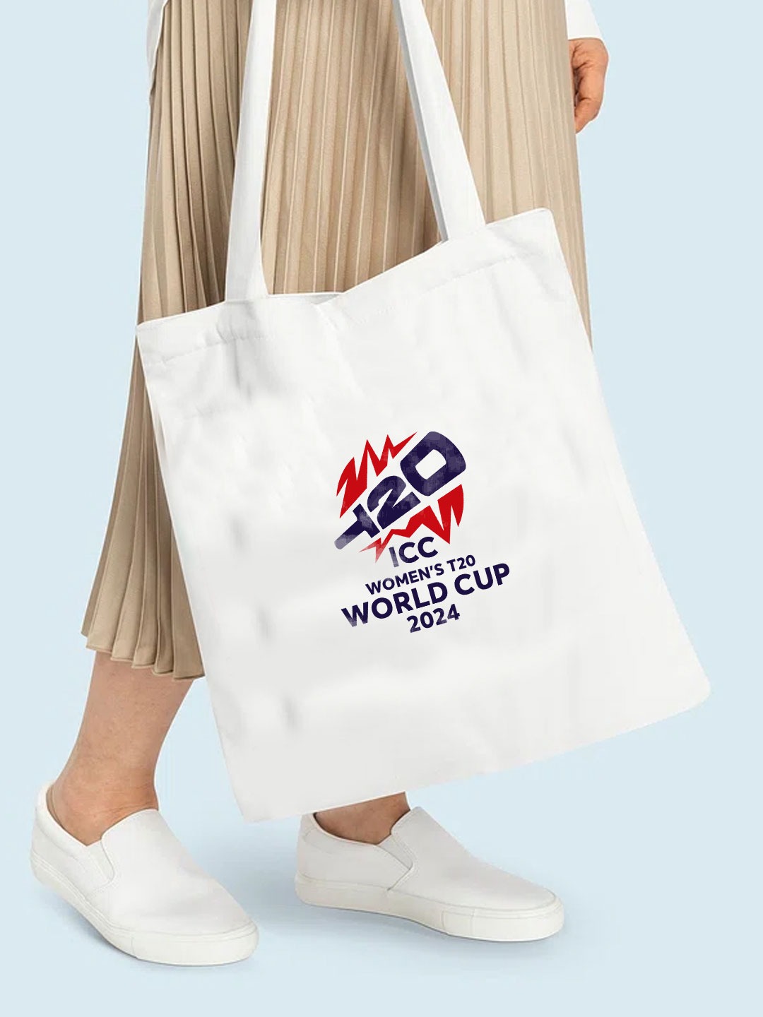 ICC WWC T20 ICC Women's T20 WC-24 Canvas Tote Bag-Pack of 1 (4)