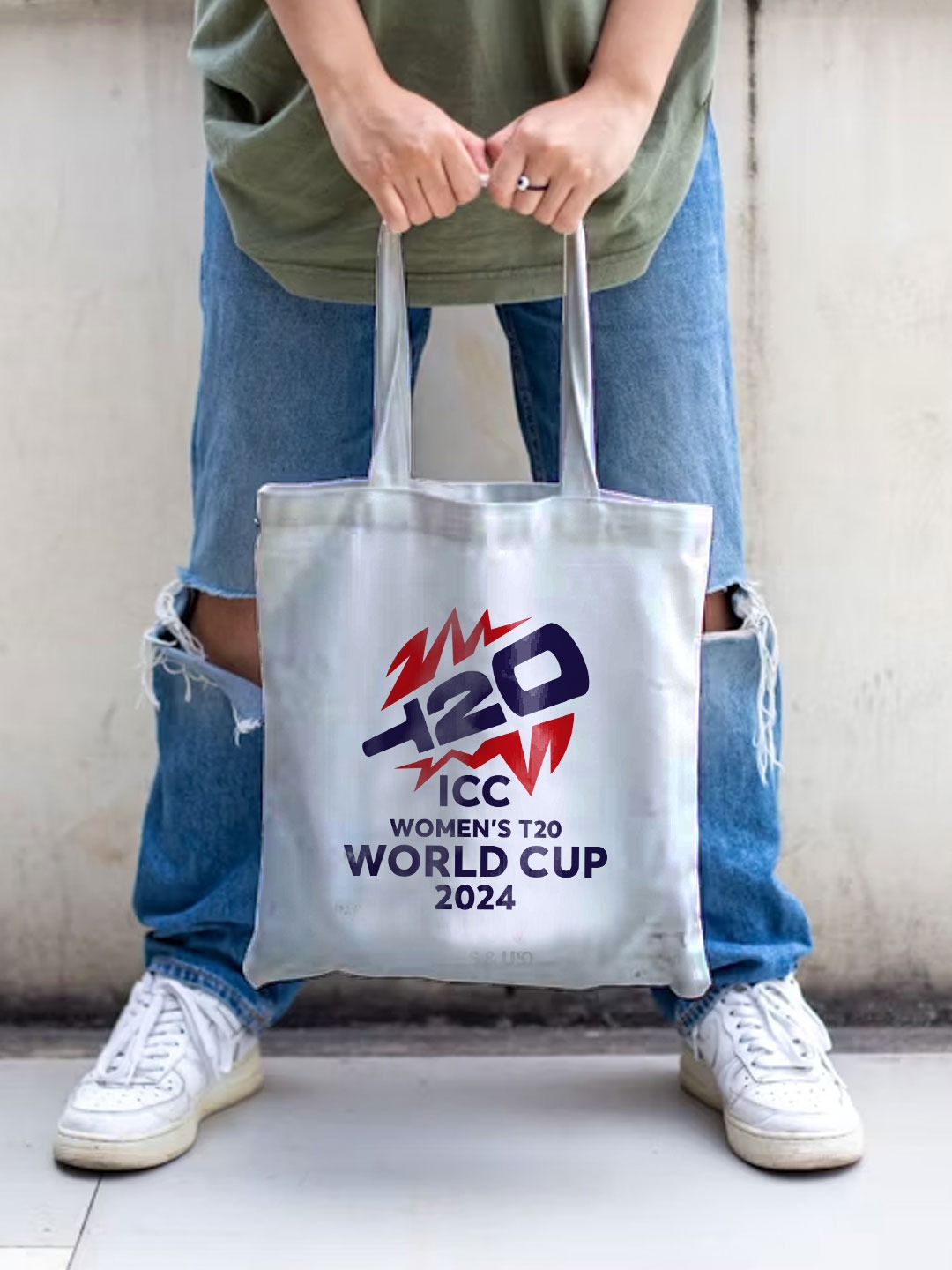ICC WWC T20 ICC Women's T20 WC-24 Canvas Tote Bag-Pack of 1 (6)