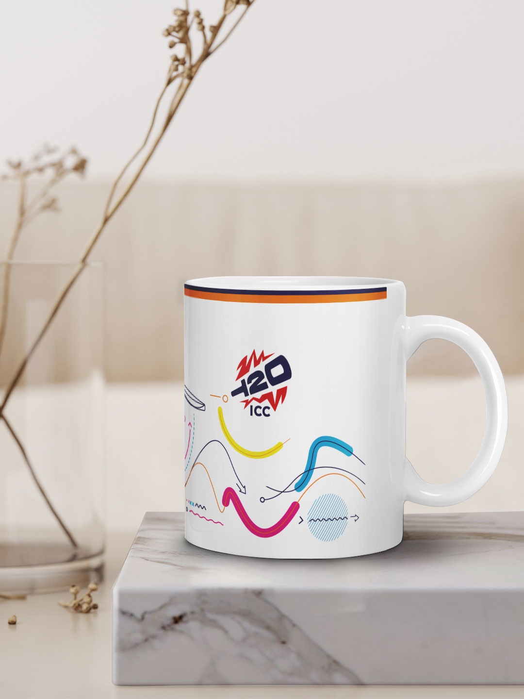 ICC WWC T20 ICC Women's T20 WC-24 Ceramic Coffee Mug 325 ML-Pack of 1 (7)