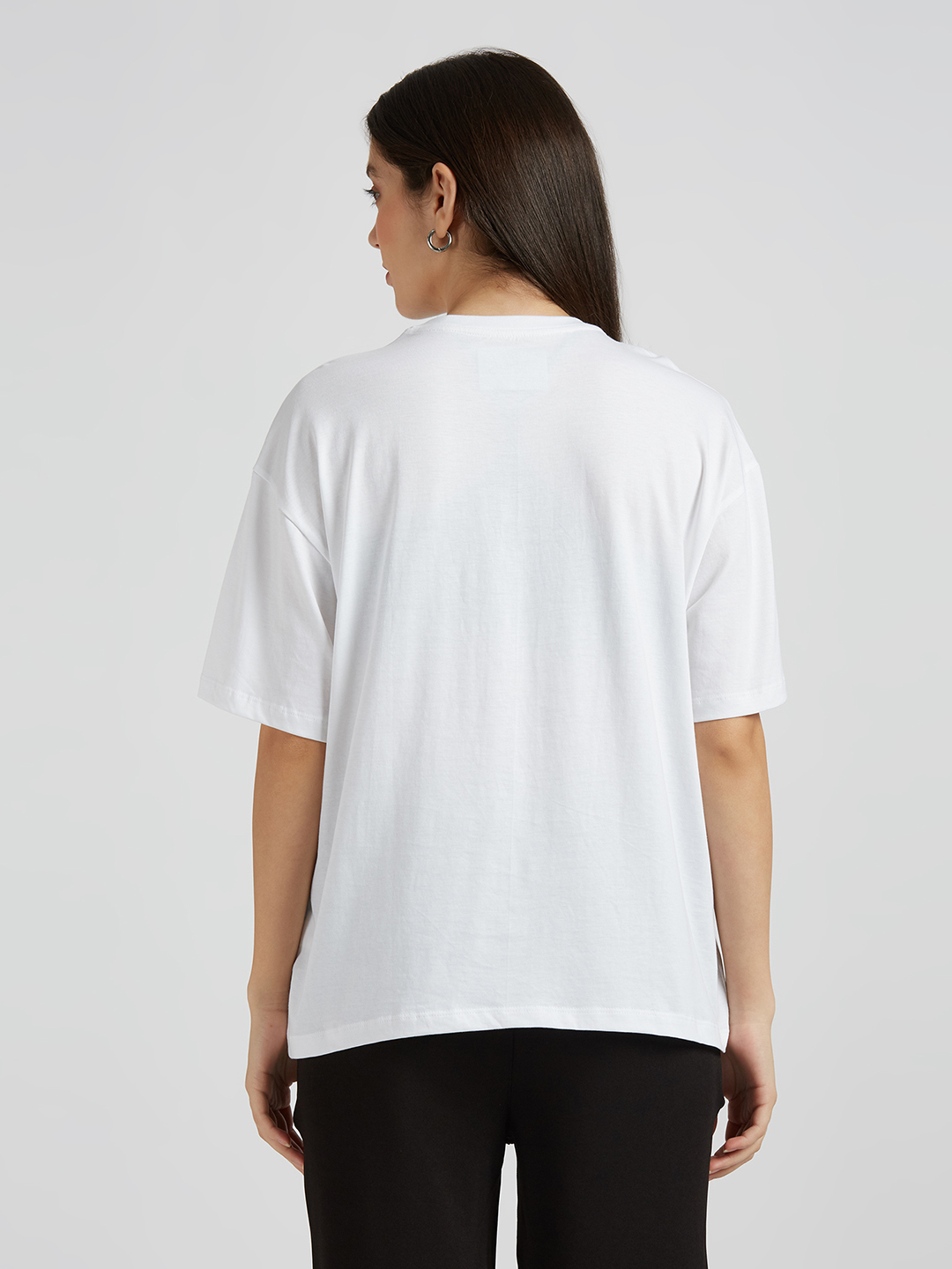 ICC WWC T20 ICC Women's T20 WC-24 ICC Women's Trophy Tour Oversized Cotton T-Shirt (5)