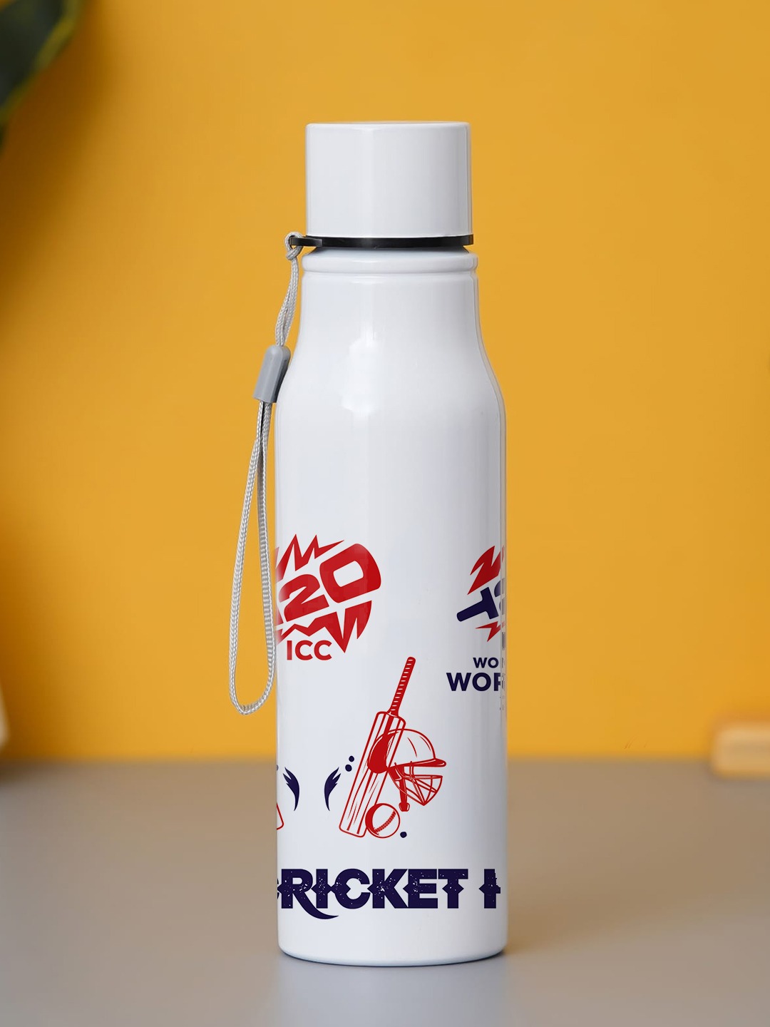 ICC WWC T20 ICC Women's T20 WC-24 Stainless Steel Bottle 750 ML-Pack of 1 (1)