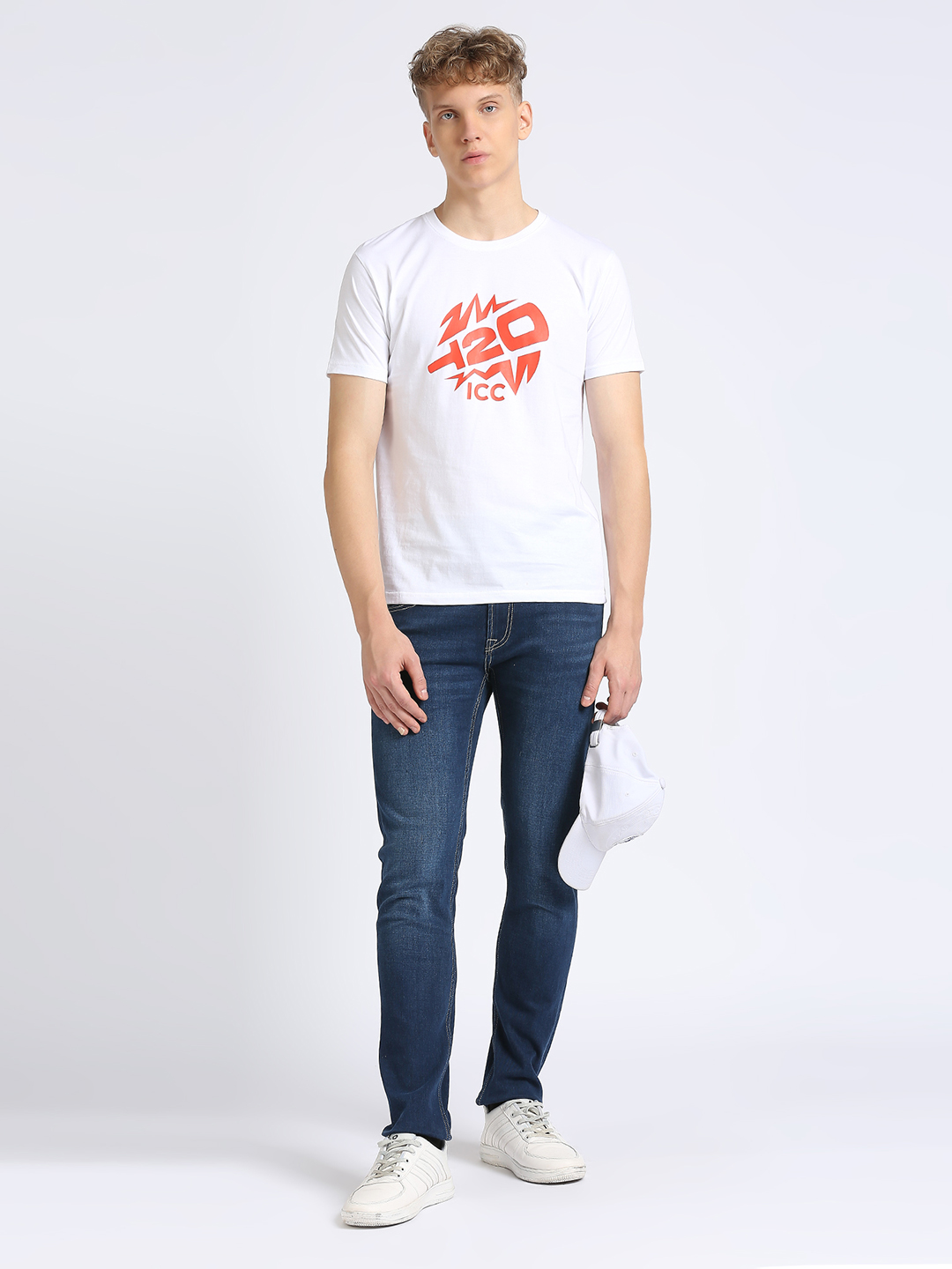 ICC WWC T20 ICC Women's T20 WC-24 White Graphic Printed Cotton T-Shirt (7)