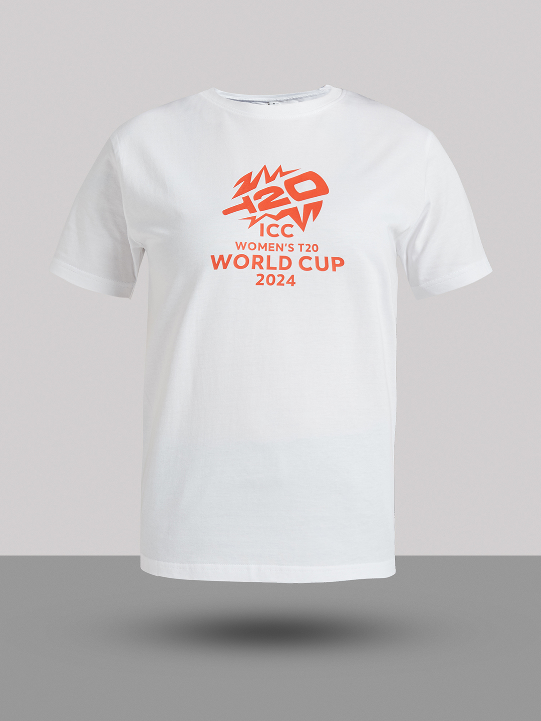 ICC WWC T20 ICC Women's T20 WC-24 White Graphic Printed Cotton T-Shirt (10)