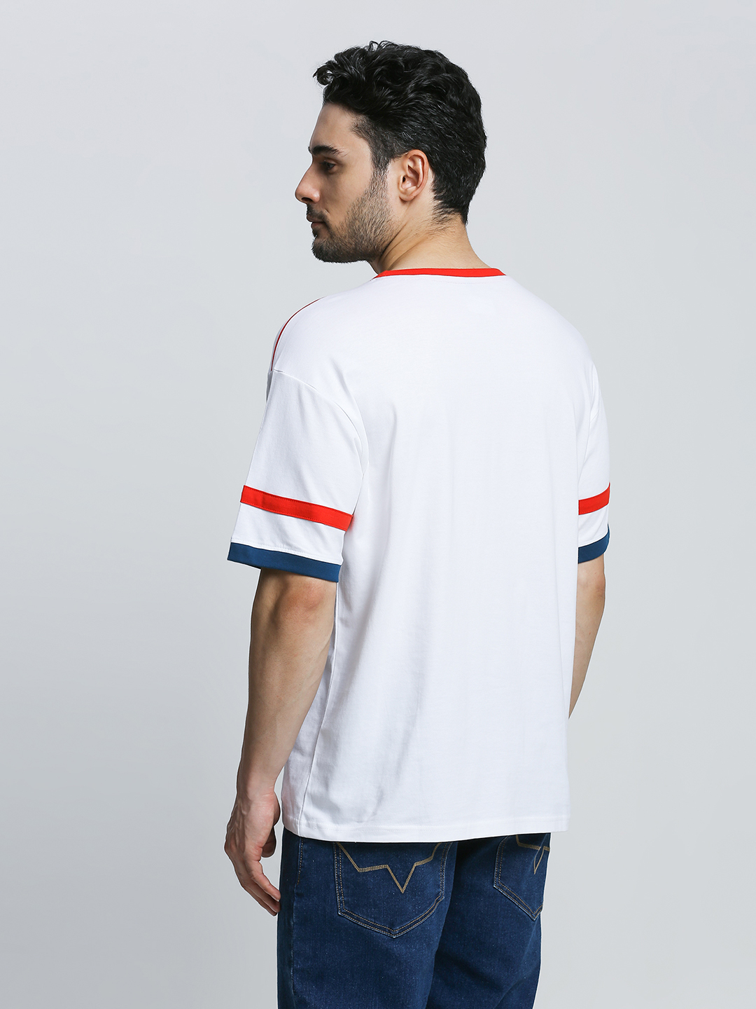 ICC WWC T20 ICC Women's T20 WC-24 White Solid Oversized T-Shirt (5)