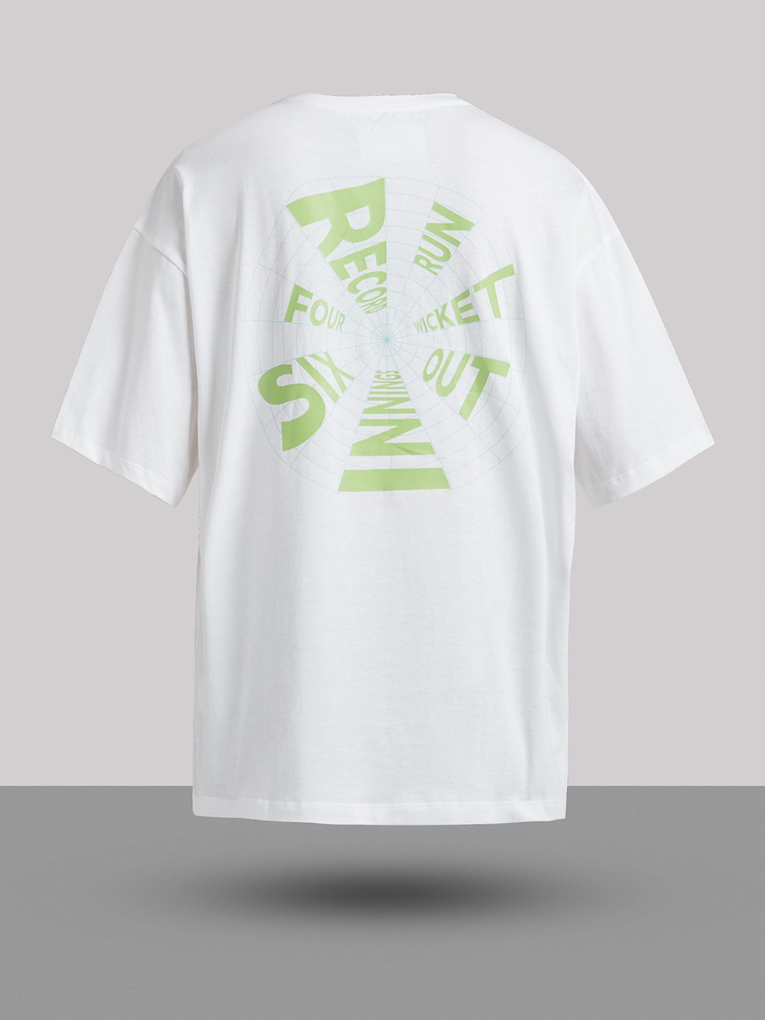 ICC WWC T20 ICC Women's T20 WC-24 White Typography Printed Oversized T-Shirt (8)