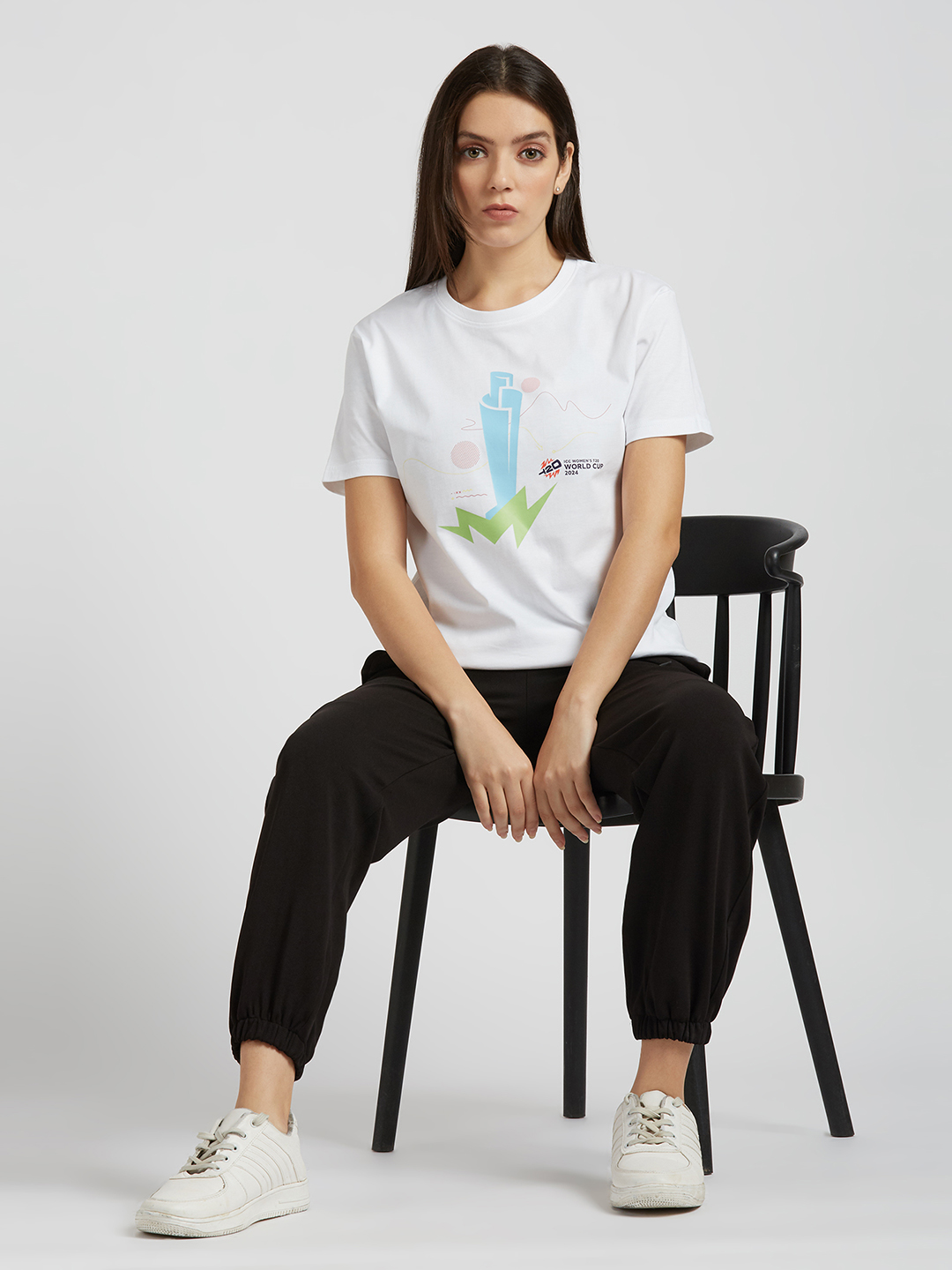 ICC WWC T20 ICC Women's T20 WC-24 White World Cup Printed Cotton T-Shirt (7)