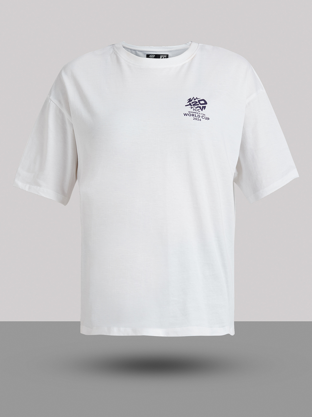 ICC WWC T20 ICC Women's T20 WC-24 Women's World Cup Printed Oversized T-Shirt (7)