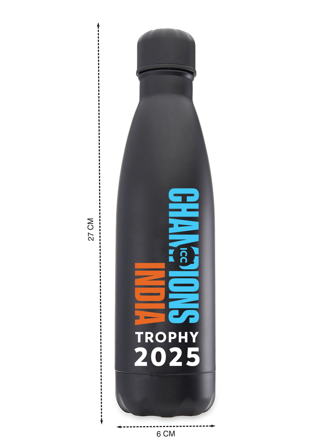 India ICC Champions Trophy 2025 - Double Walled, Vacuum Insulated, Thermosteel Hot and Cold, Rust Proof, Leak-Proof, Sta (6)