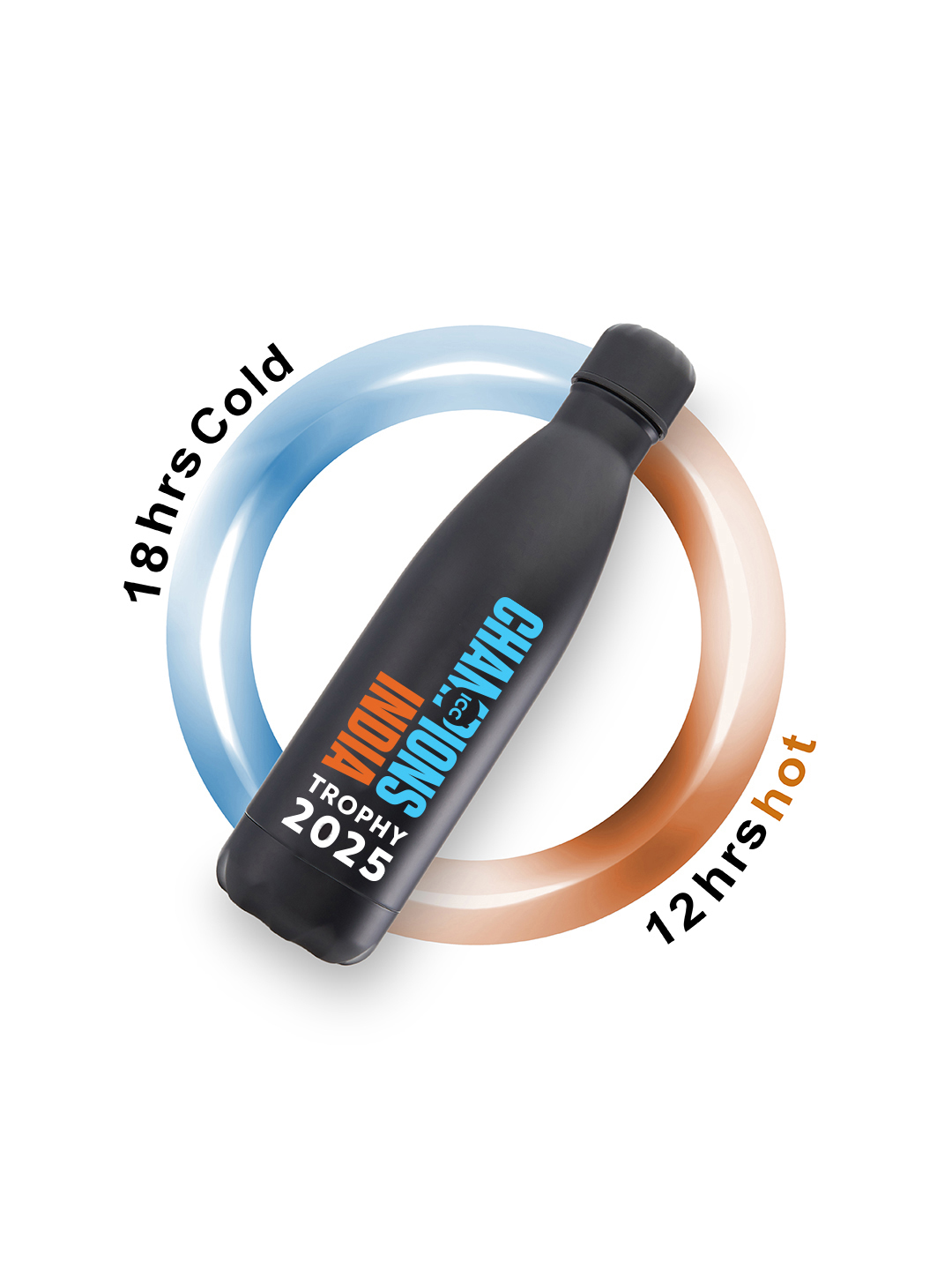 India ICC Champions Trophy 2025 - Double Walled, Vacuum Insulated, Thermosteel Hot and Cold, Rust Proof, Leak-Proof, Sta (5)