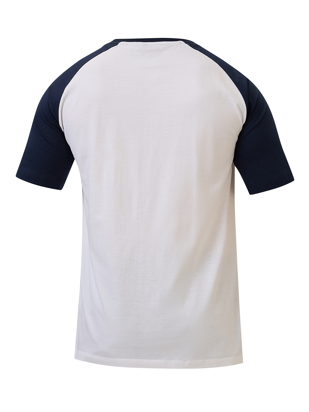 India ICC Champions Trophy 2025 Men Colorblocked White and Navy Blue Printed Half Sleeves Round Neck Cotton T-Shirt (7)