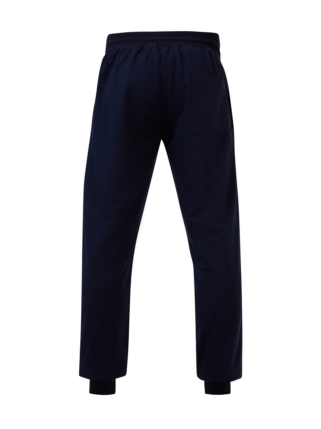India ICC Champions Trophy 2025 Men Navy Blue Printed Typography Mid Rise Regular Fit Cotton Training Joggers (8)