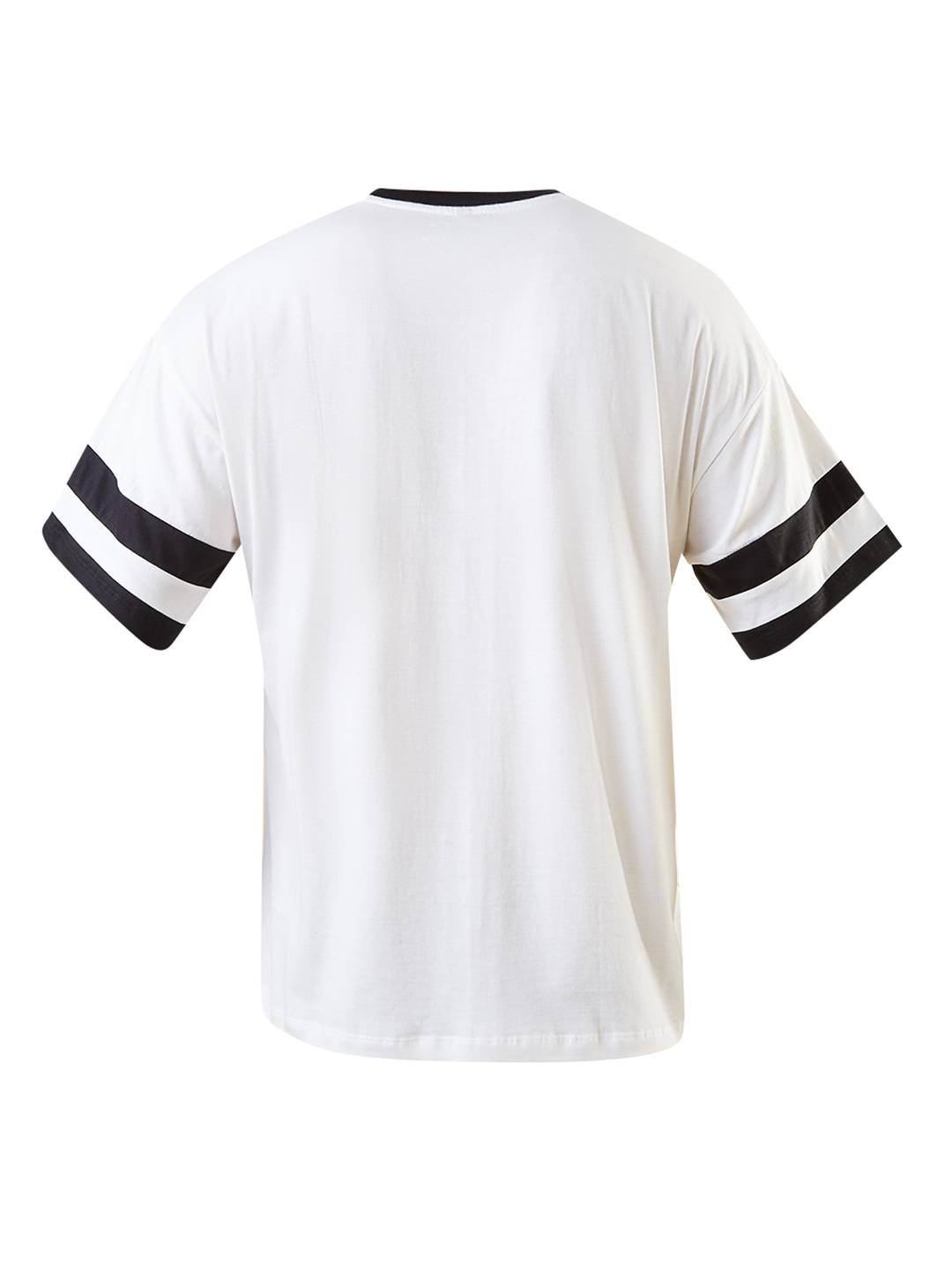 India ICC Champions Trophy 2025 Men White Typography Printed Half Sleeves Round Neck Cotton Oversized T-shirt (6)