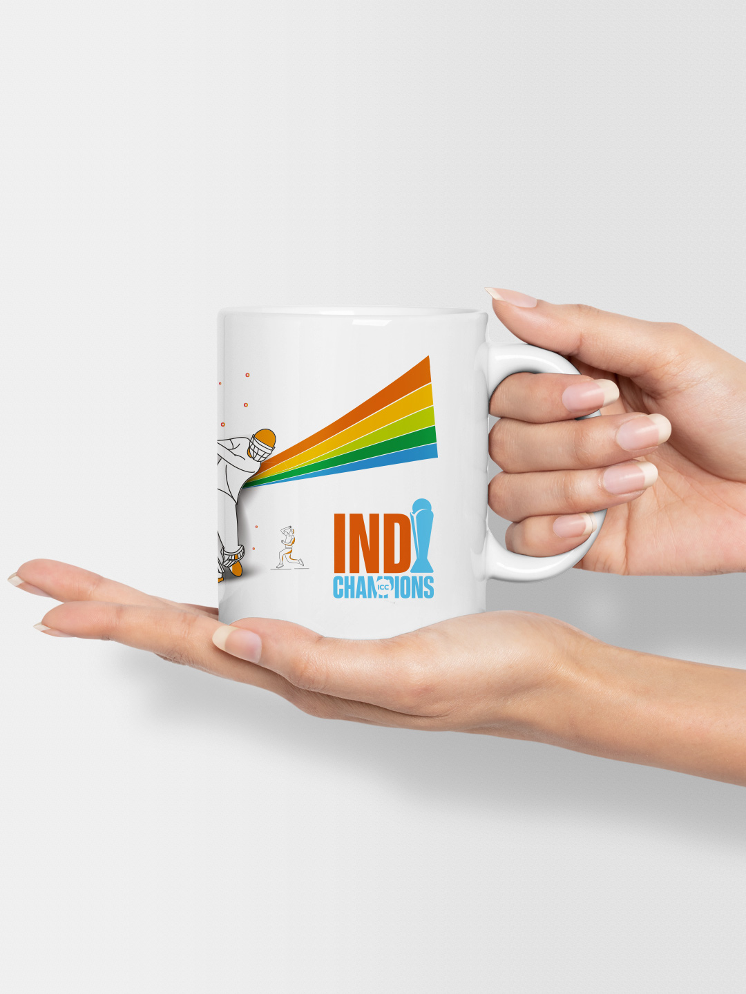 India ICC Champions Trophy 2025 - Ceramic Glossy Printed Mug, Microwave and Dishwasher Safe, Tea and Coffee Mug - 325 ml (4)
