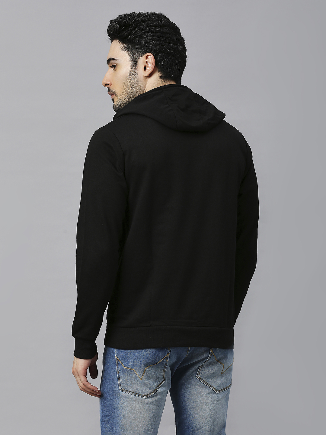 India ICC Men's T20 WC-24 Black Typography Printed Full Sleeves Hooded Sweatshirt (4)