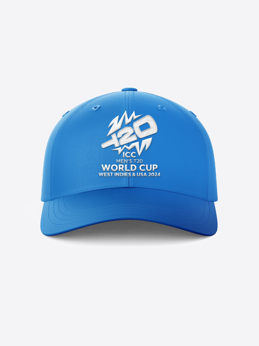 Buy ICC Men s T20 WC 24 Blue and Orange Embroidered Team India Baseball Cap From Fancode Shop