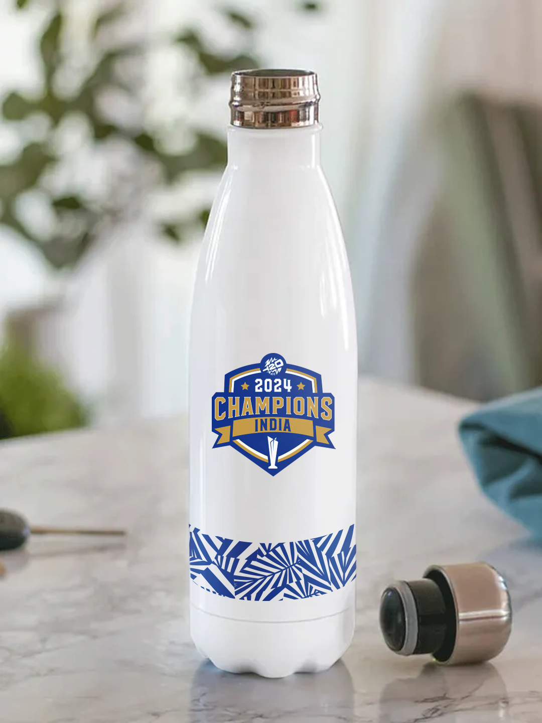India ICC Men's T20 WC-24 India Champions Double Walled Vacuum Flask 500 ML (Pack of 1) (1)