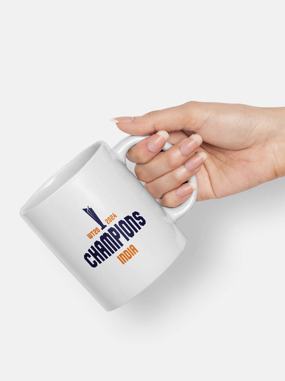 India ICC Men's T20 WC-24 India Champions White Ceramic Mug 350 ML (Pack of 1) (4)