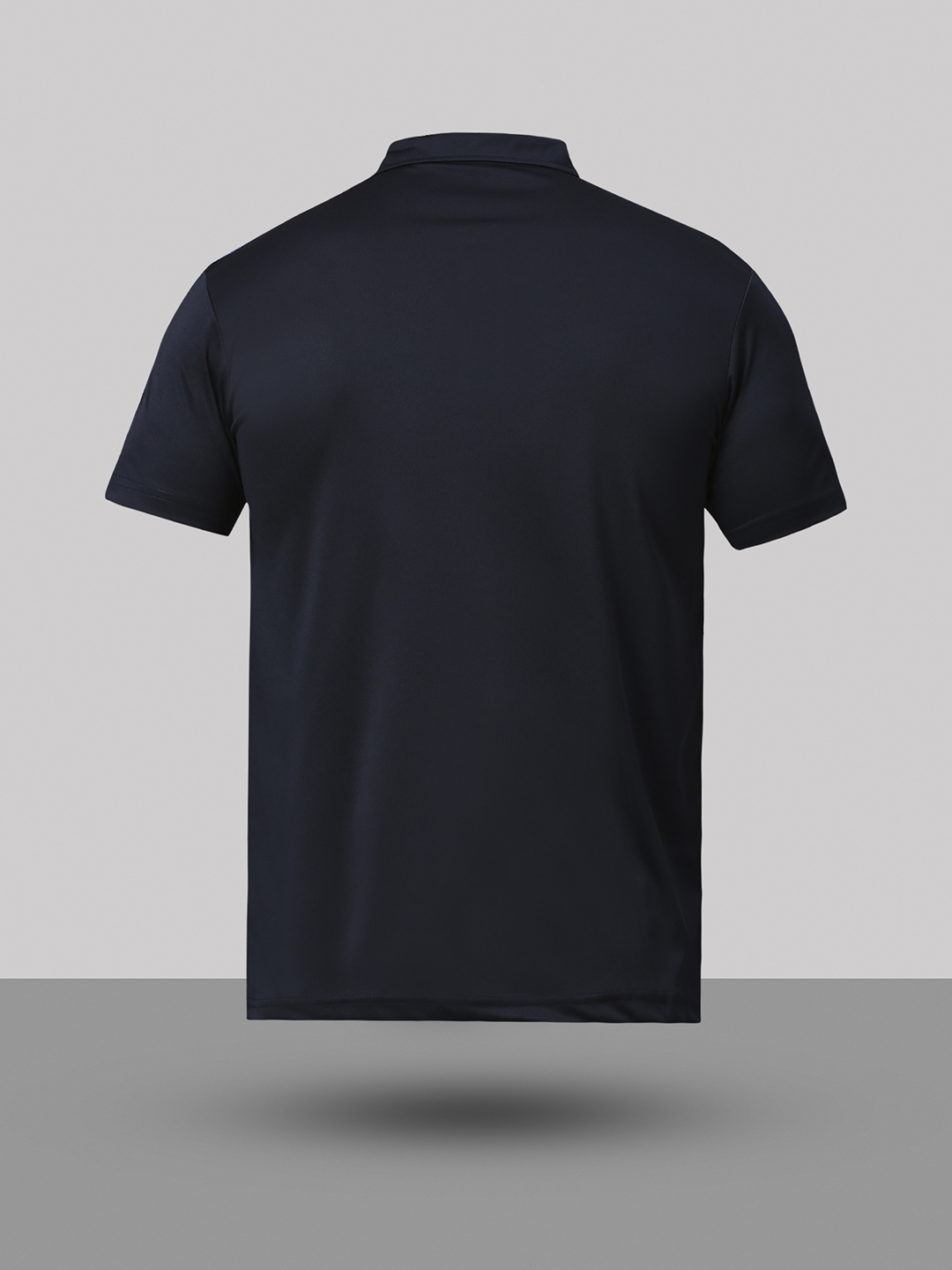 India ICC Men's T20 WC-24 Navy Blue All Over Print Half Sleeves Polo Collar Polyester T-Shirt (10)