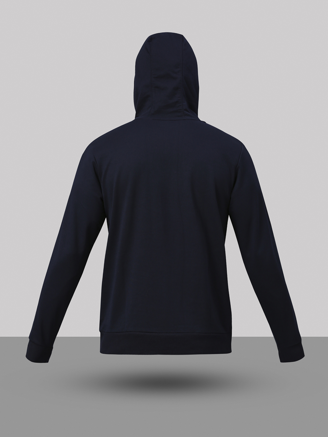 India ICC Men's T20 WC-24 Navy Blue Logo Printed Full Sleeves Hooded Sweatshirt (10)