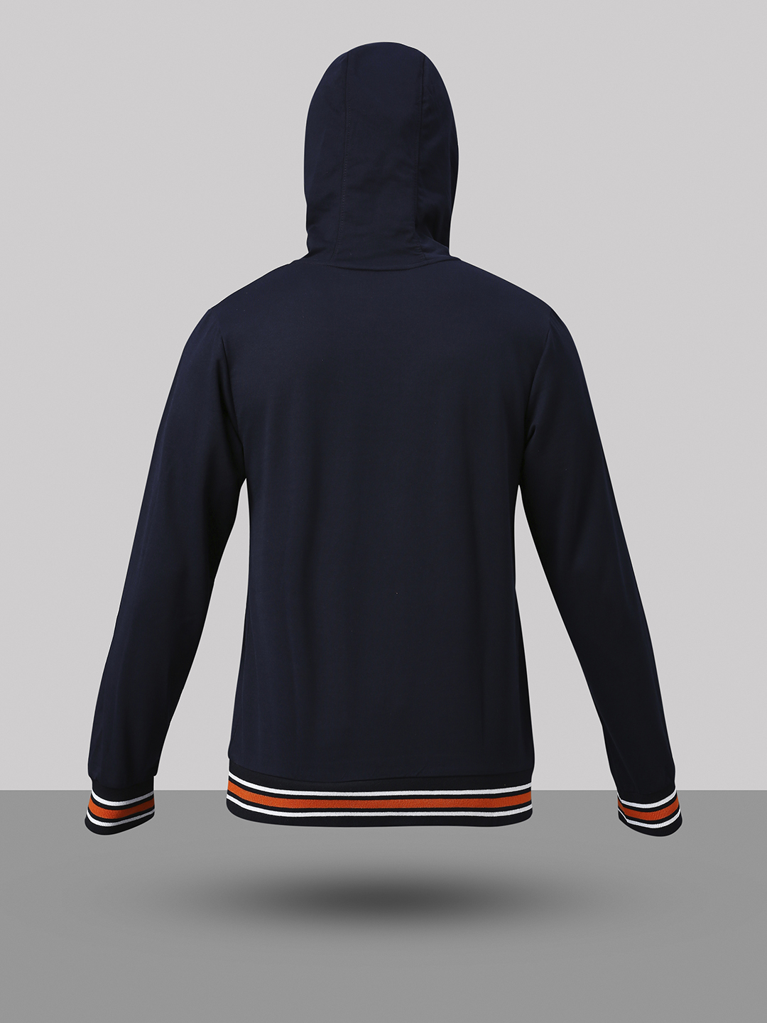 India ICC Men's T20 WC-24 Navy Blue Solid Full Sleeves Hooded Sweatshirt (9)