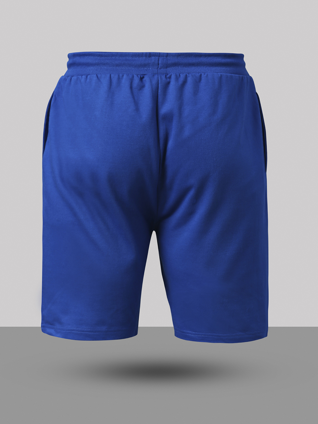 India ICC Men's T20 WC-24 Royal Blue Printed Mid-Rise Regular Fit Sports Shorts (10)