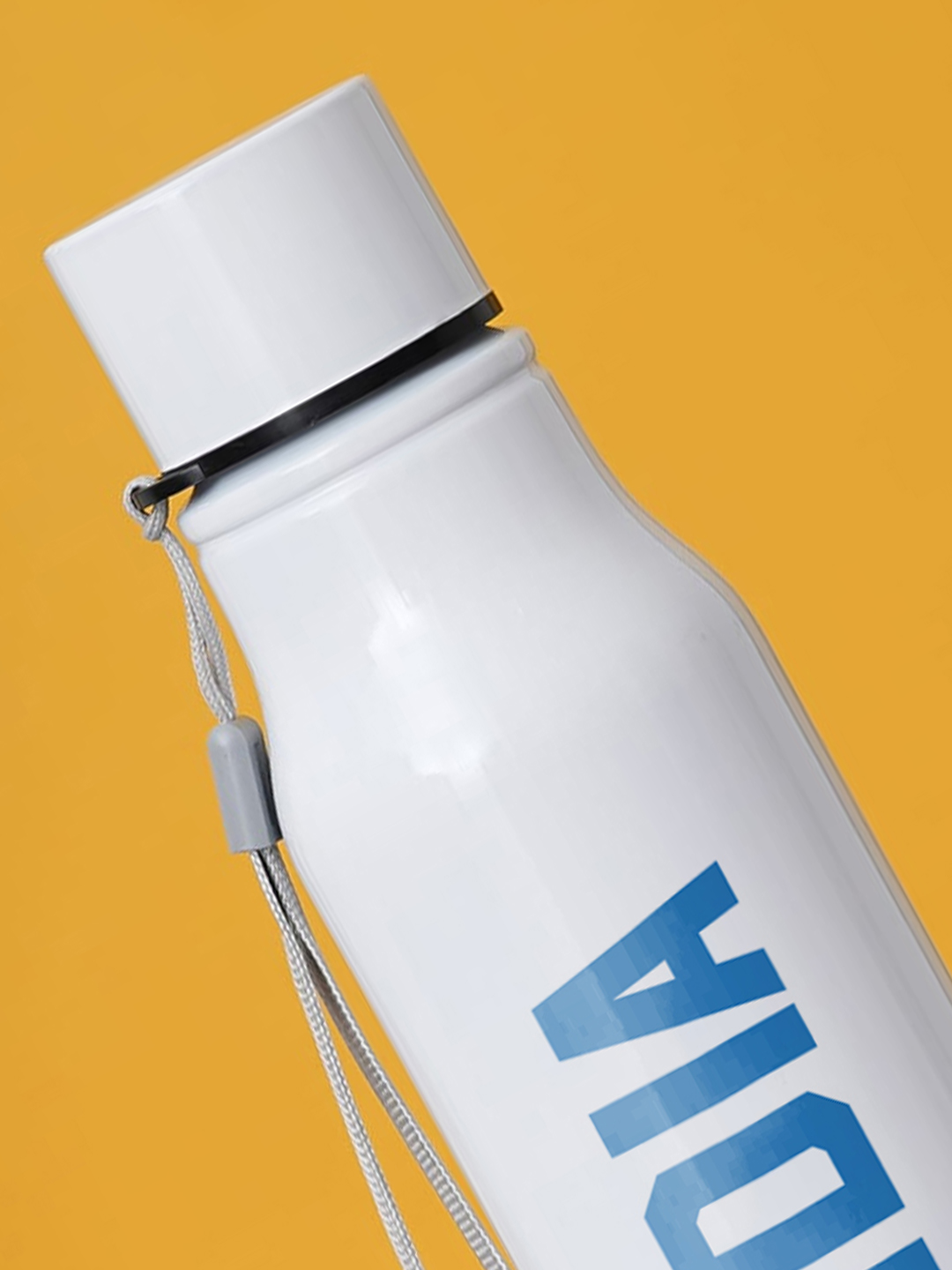 India ICC Men's T20 WC-24 Team India White and Pink Printed Single Walled Stainless Steel Water Bottle - 750 ML (3)