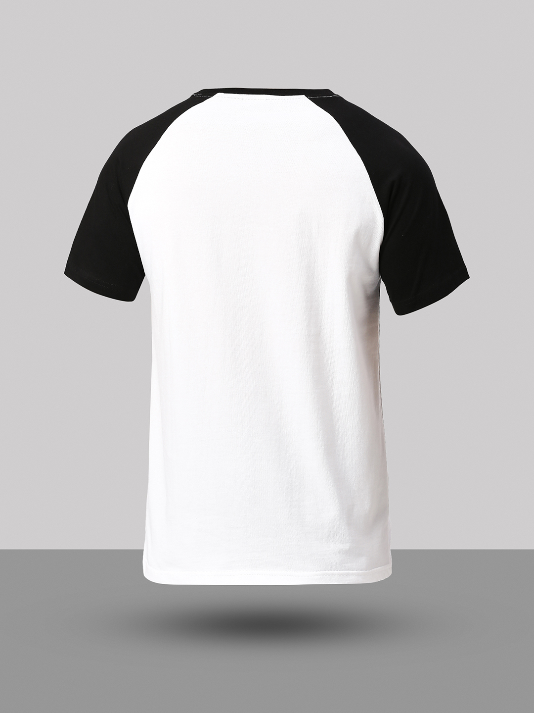 India ICC Men's T20 WC-24 White and Black Half Sleeves Round Neck Raglan Cotton T-Shirt (8)