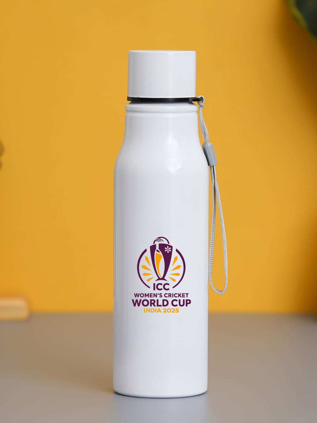India ICC Women's Cricket World Cup 2025 Single Walled, Easy to Carry, Leak-Proof, Rust Free, Stainless Steel Bottle - 7