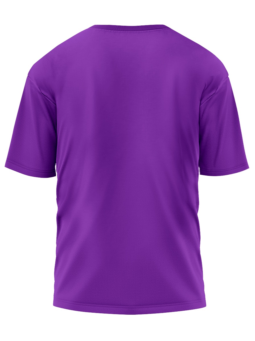 India ICC Women's Cricket World Cup 2025 Unisex Purple Logo Printed Oversized Cotton T-Shirt (4)