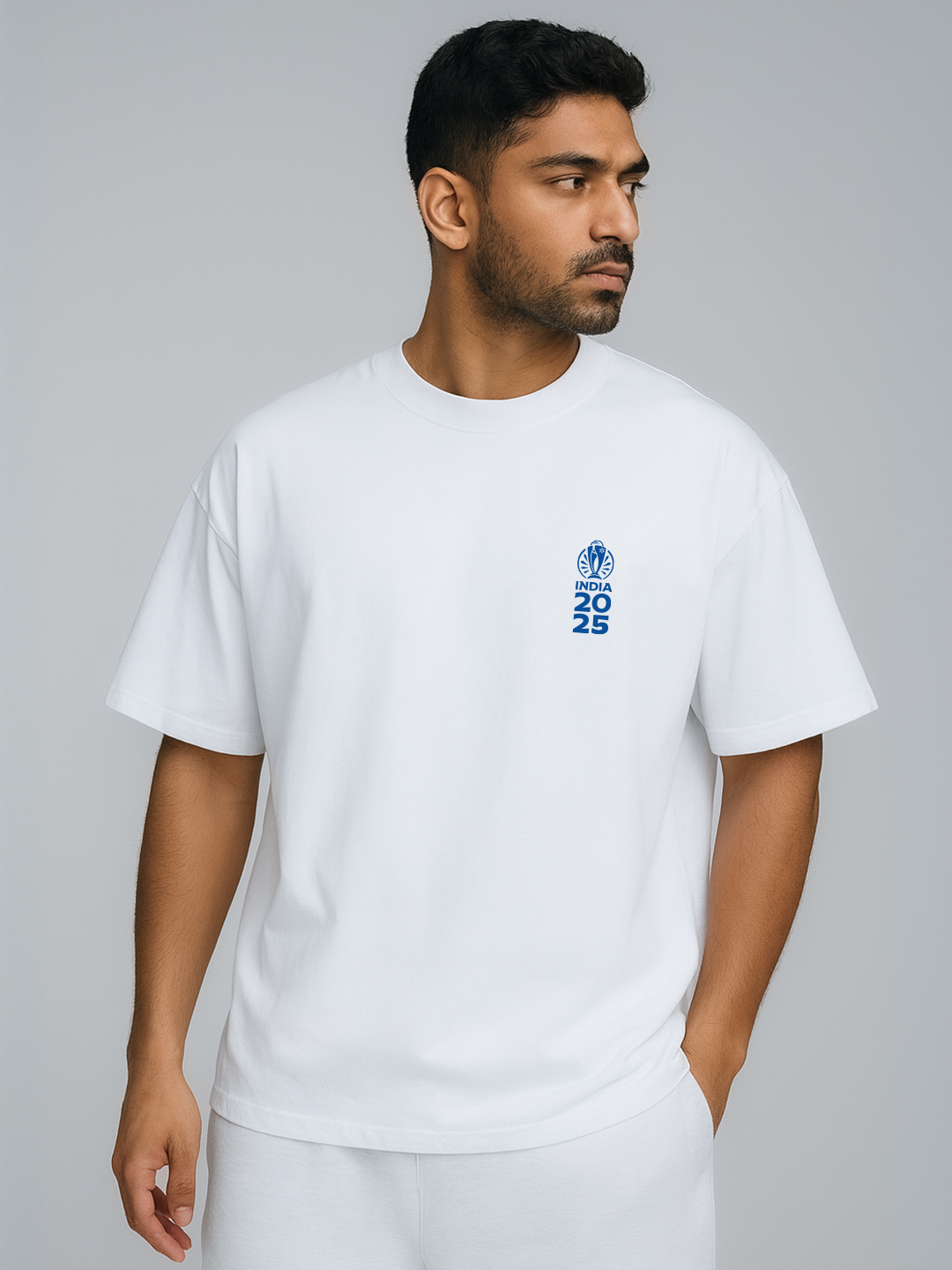 India ICC Women's Cricket World Cup 2025 Unisex Queen's of the Pitch Oversized T-Shirt (3)