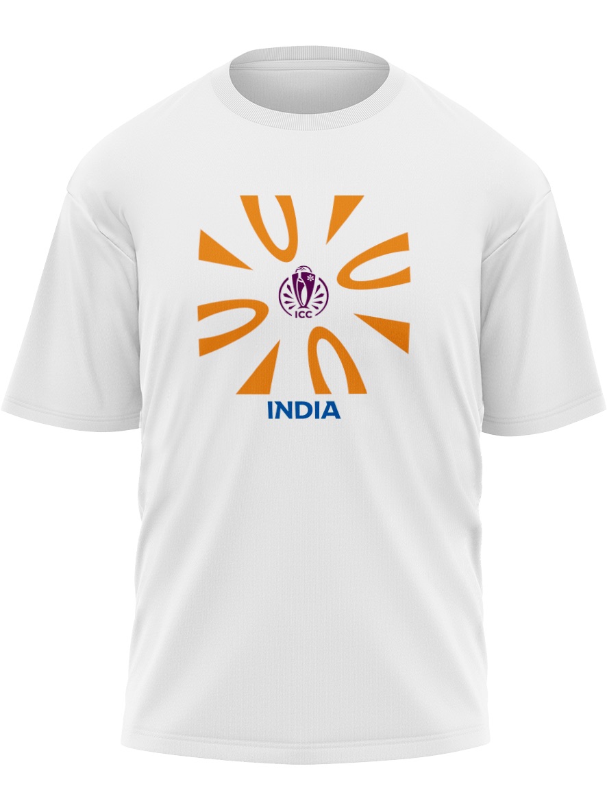 India ICC Women's Cricket World Cup 2025 Unisex White Graphic Printed Oversized Cotton T-Shirt (5)