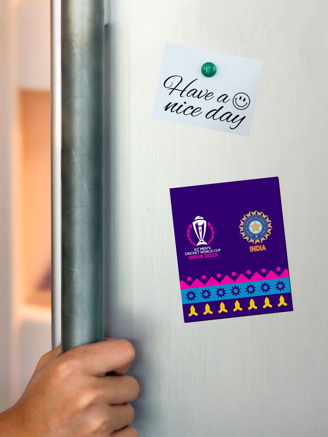 India India Combo Pack - Fridge Magnet, Coaster and Keychain (3)