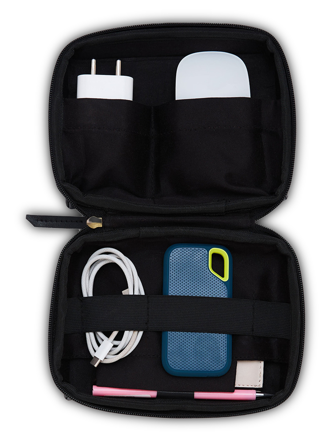 India ICC Champions Trophy 2025 - Portable Pouch for Electronics, Accessories, USB Cables, Power Bank, Gadget Organizer  (2)