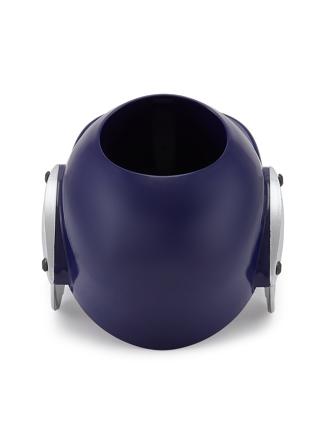 India ICC Champions Trophy 2025 - Helmet Shaped Logo Printed Pen and Pencil Stand, Pen Holder For Office and Home - Blue (7)
