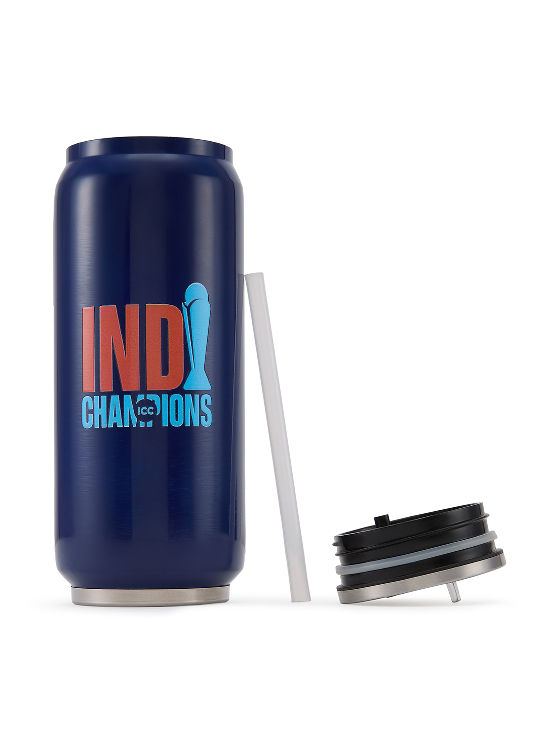 India ICC Champions Trophy 2025 - Double Walled, Vacuum Insulated, Hot and Cold Beverages, Easy to Carry, Travel Coffee  (4)