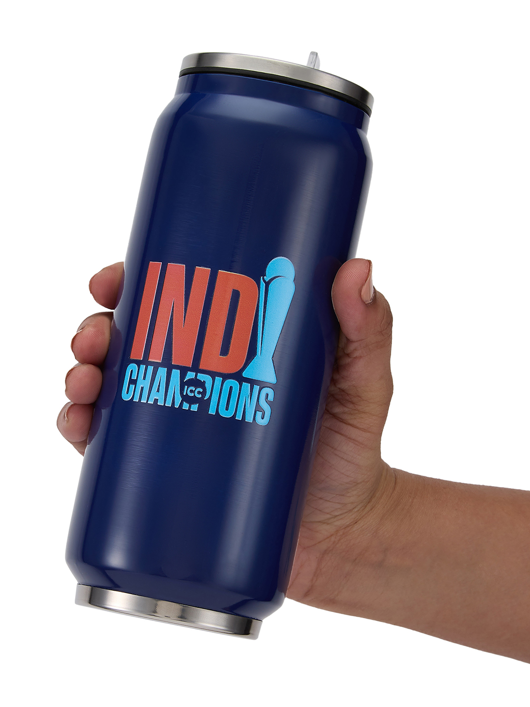India ICC Champions Trophy 2025 - Double Walled, Vacuum Insulated, Hot and Cold Beverages, Easy to Carry, Travel Coffee  (5)