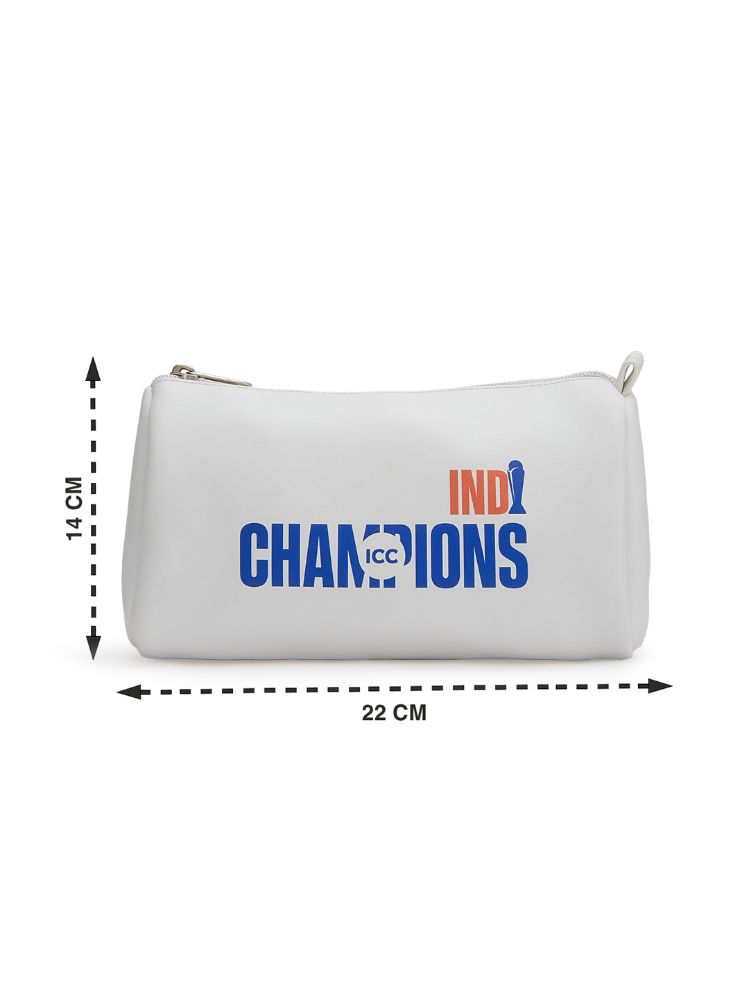 India ICC Champions Trophy 2025 - Lightweight Travel Organiser, Compact Size, Multi-Purpose Pouch for Men and Women - Wh (10)