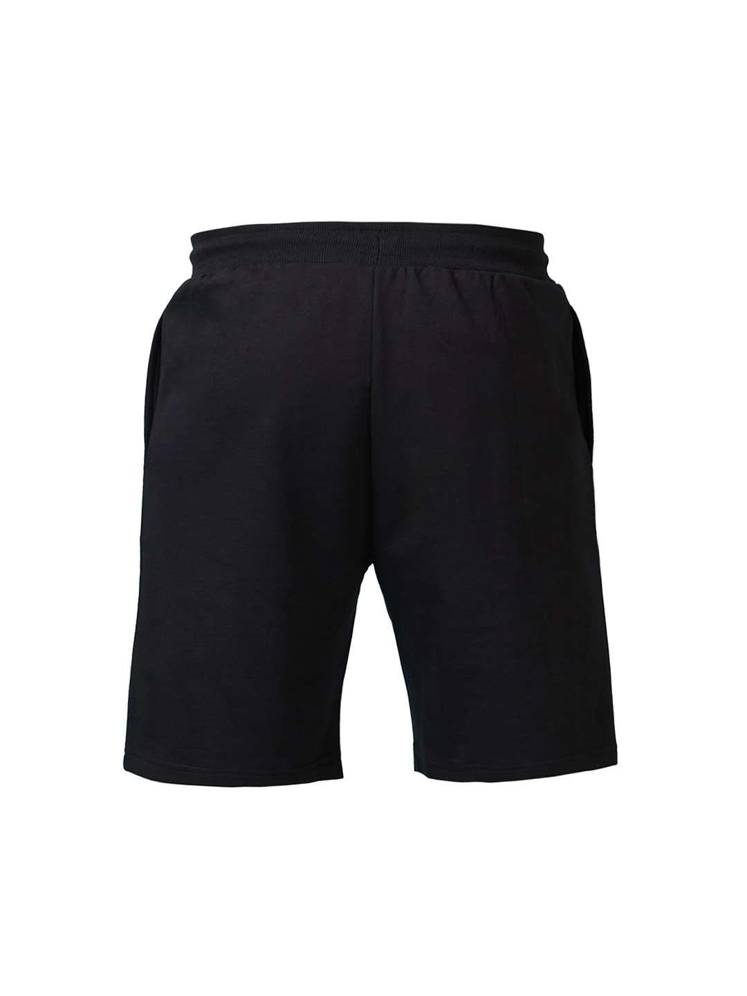 India ICC Champions Trophy 2025 Men Black Logo Printed Mid-Rise Regular Fit Running Shorts (7)