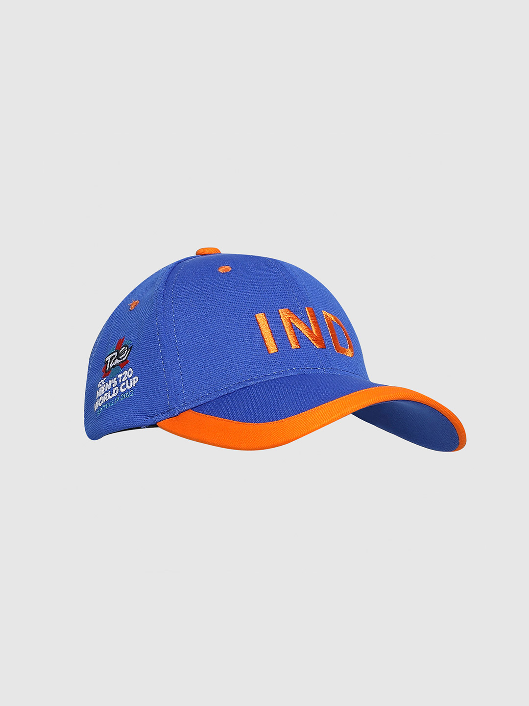 India Men Blue Printed Cricket Cap (1)