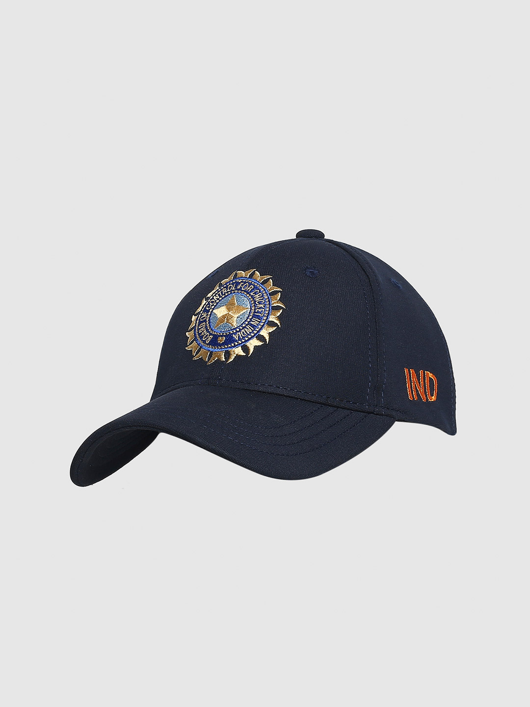 India Men Blue Printed Cricket Cap (1)