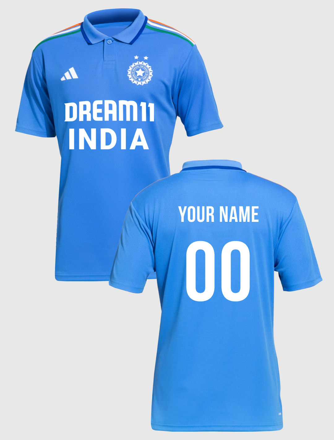Official Adidas Cricket ODI Fan Jersey 2025 - Customised