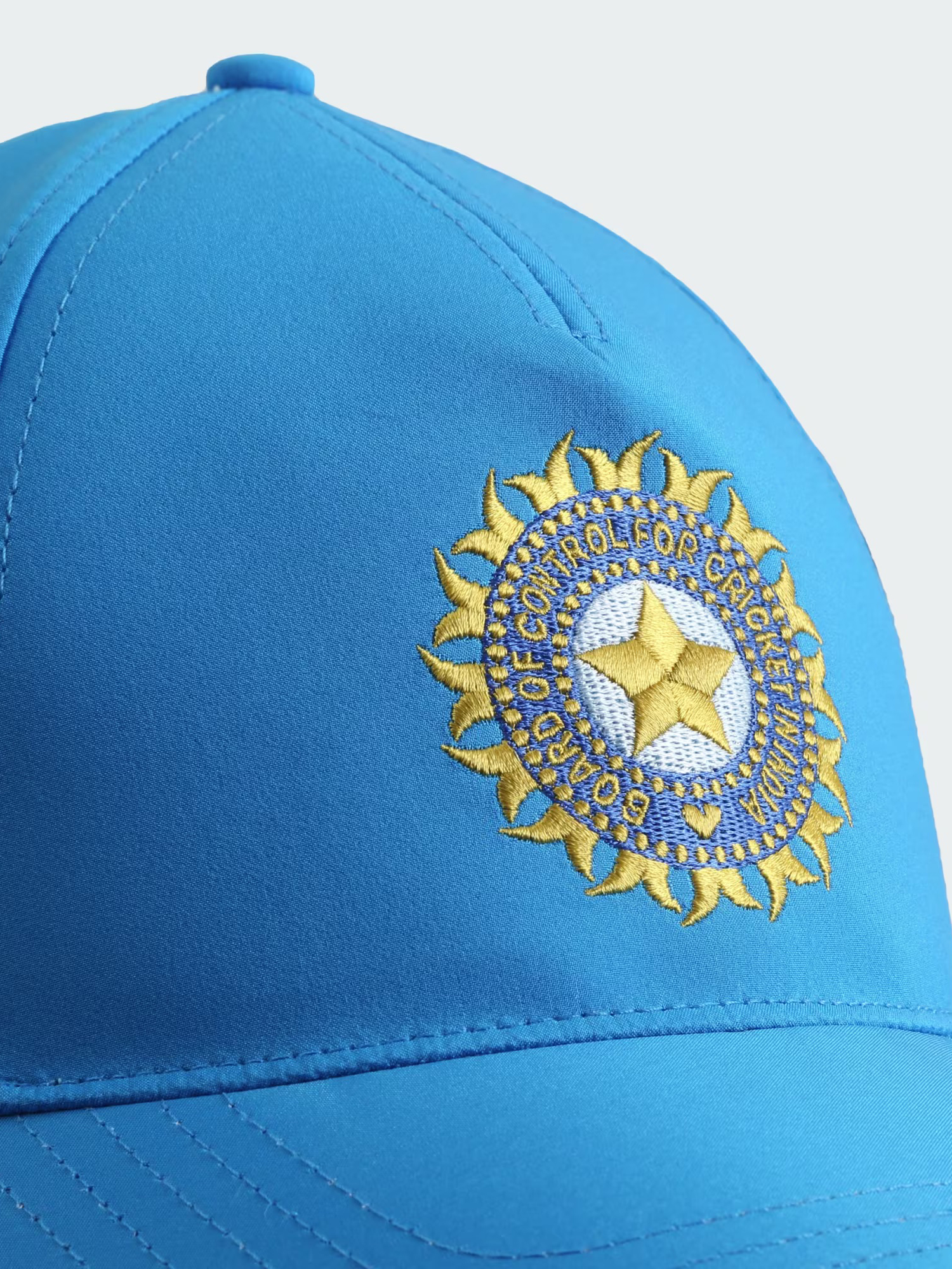 India Official Adidas ICC Team India ODI Cricket Cap - Bright Blue (7)