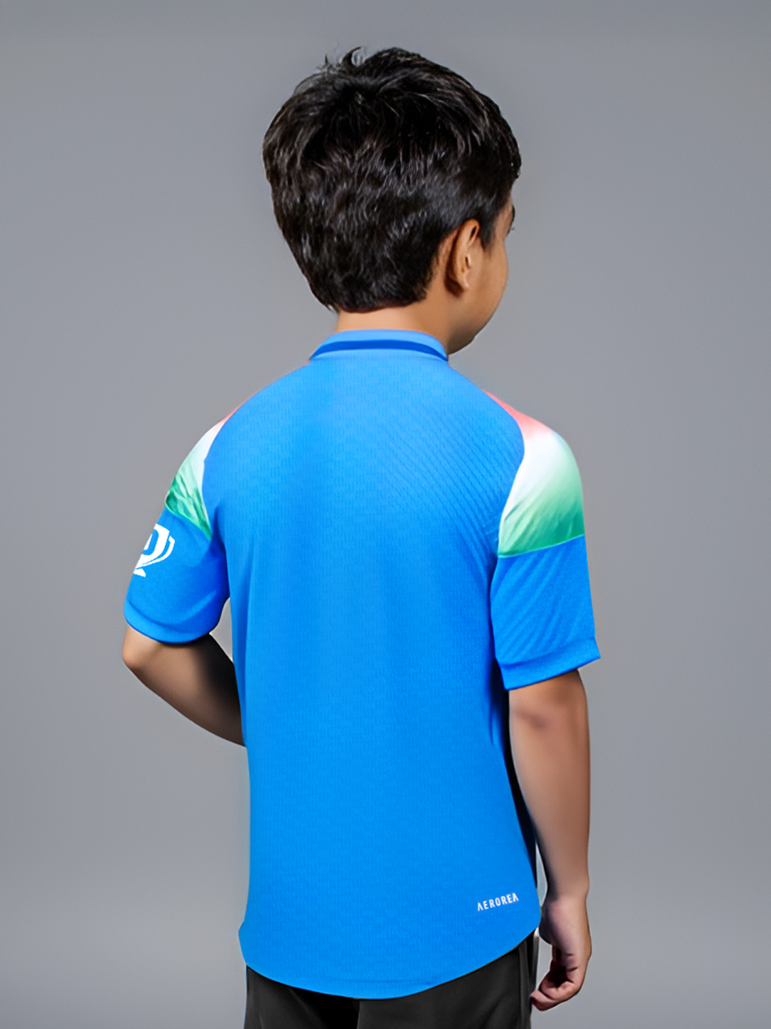 India Official Adidas One Day International Cricket Jersey for Kids (2)