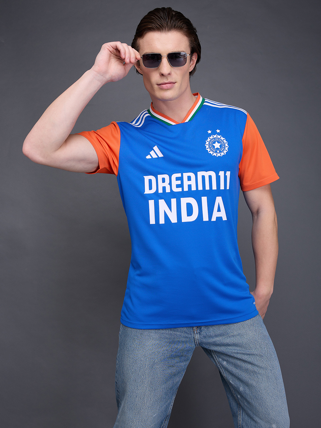 India Official Adidas Team India Cricket 2 Star Jersey for Men (4)