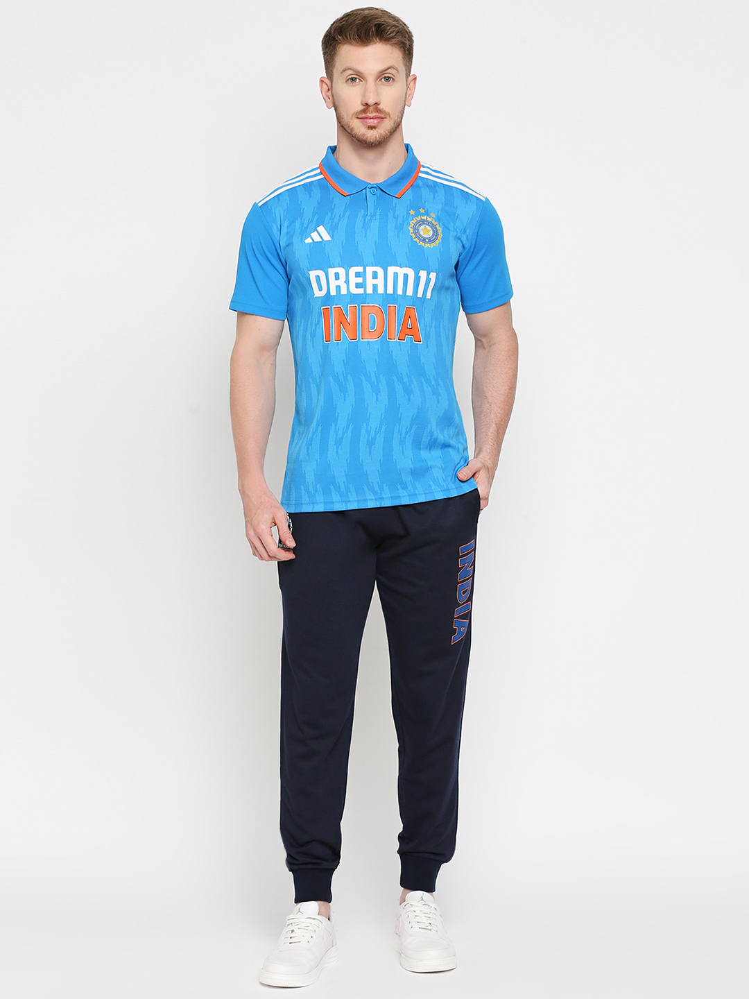 India Official Adidas Team India Cricket ODI Fan Jersey for Men (5)
