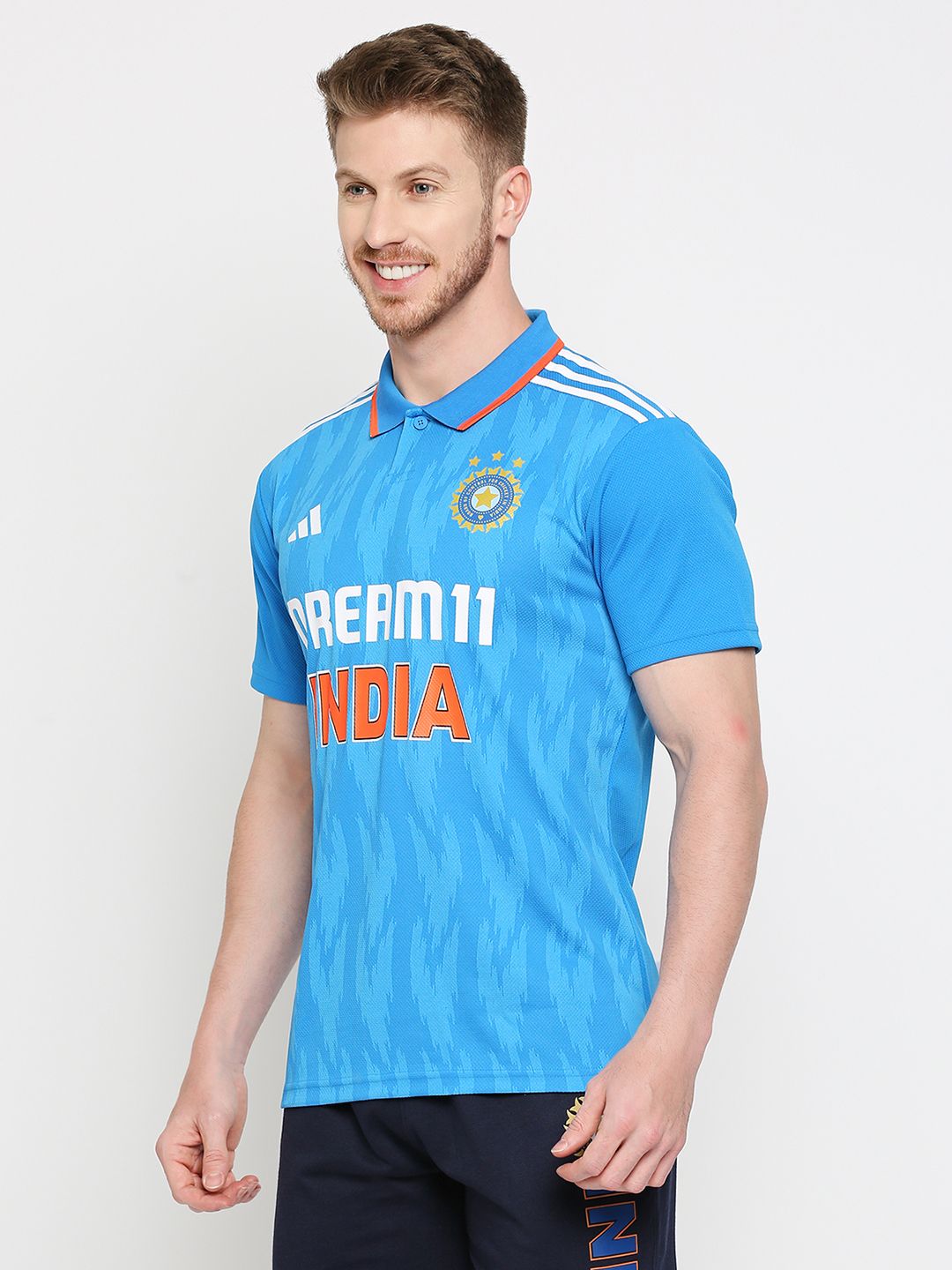 India Official Adidas Team India Cricket ODI Fan Jersey for Men - Customised (4)