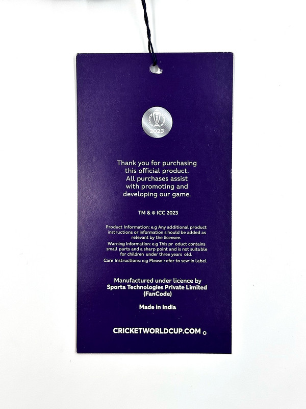 India Official ICC CWC-23 Men Navy Blue Printed V-Neck T-Shirts (6)