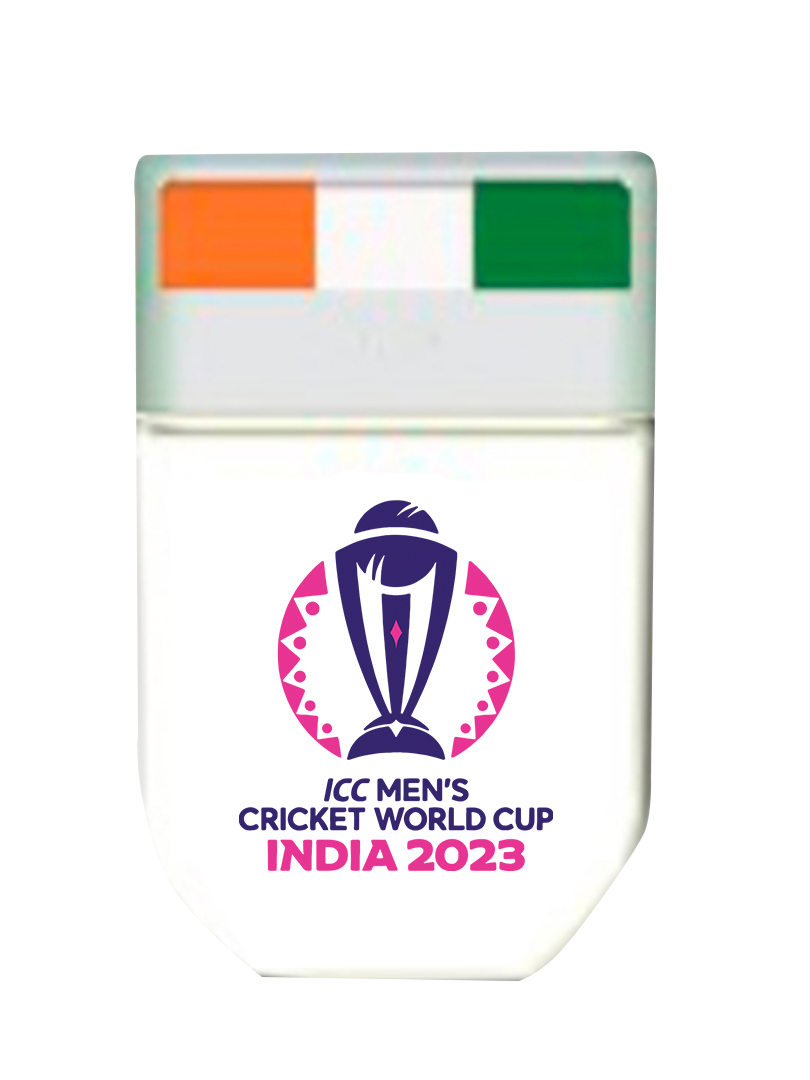 Official ICC Team India Flag Tri-Colour Fanbrush