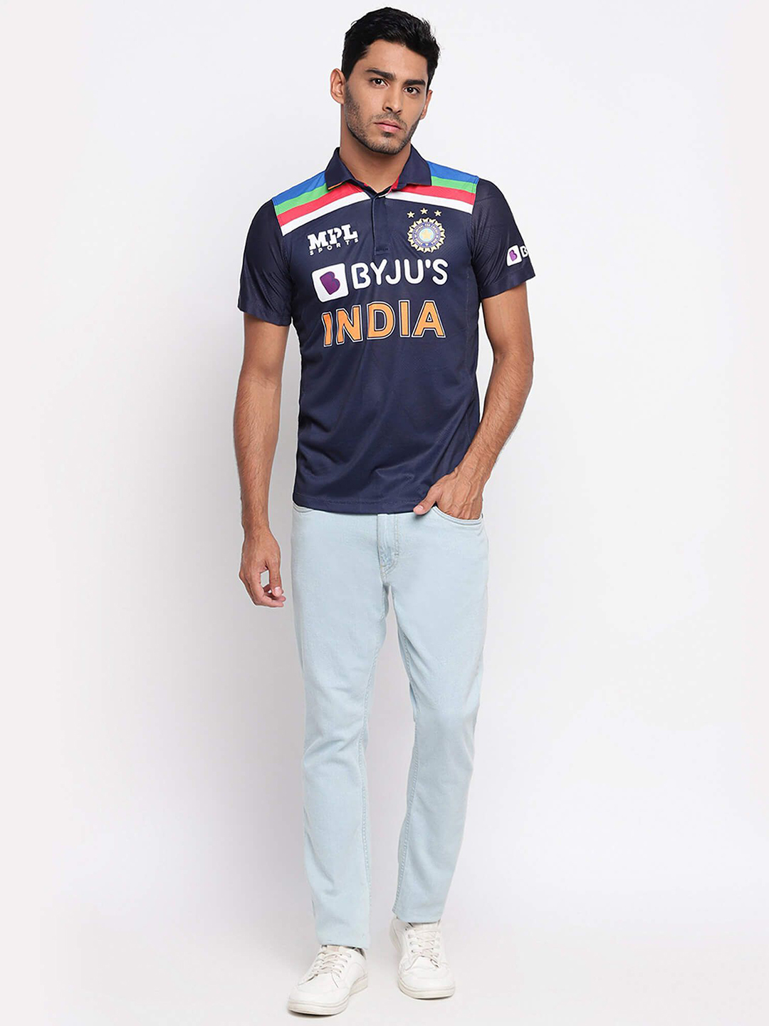 India Official MPL Sports Team India Retro Jersey Fan Edition (5)