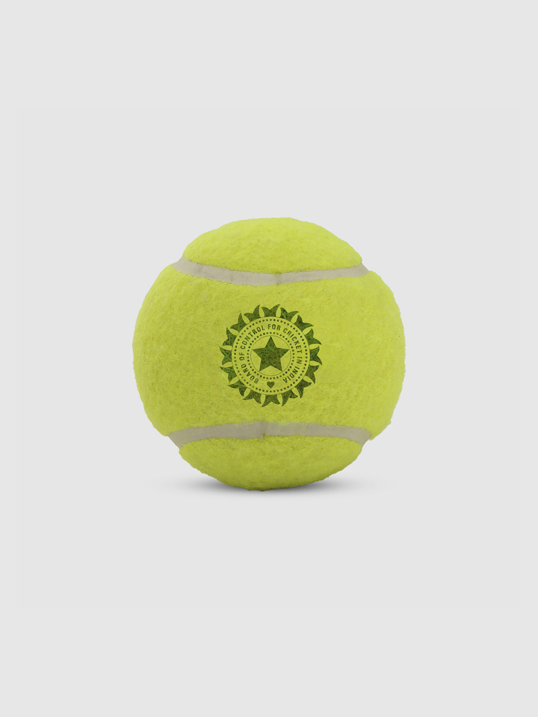 India Pack of 3 - ICC T20 -22 Cricket Tennis Ball - Yellow (80 Gms) (1)